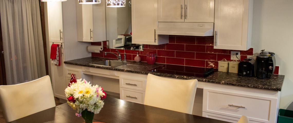 Kitchen ok for wheelchair user